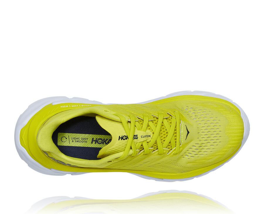 Hoka One One Tenisky Panske Fluorescencia - Clifton Edge - 42805-GJTM